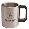 CAPTAIN STAG（キャプテンスタッグ） バーベキュー BBQ用 コップ マグカップ フリーダムダブルステン